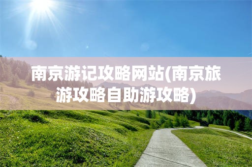 南京游记攻略网站(南京旅游攻略自助游攻略)