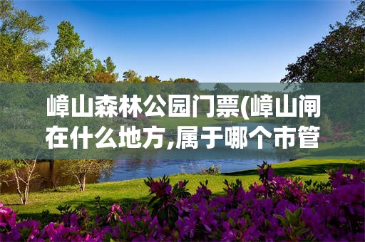 嶂山森林公园门票(嶂山闸在什么地方,属于哪个市管理?)