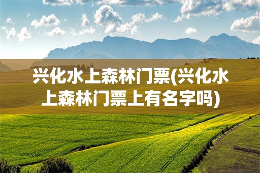 兴化水上森林门票(兴化水上森林门票上有名字吗)