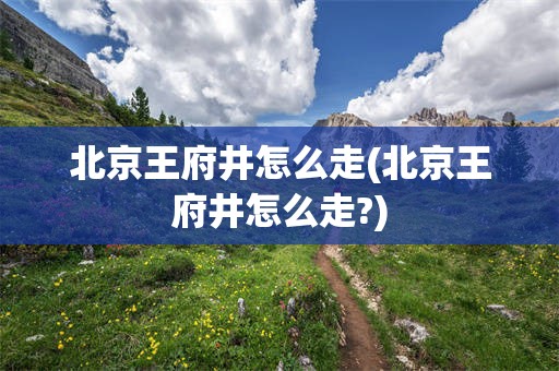 北京王府井怎么走(北京王府井怎么走?)