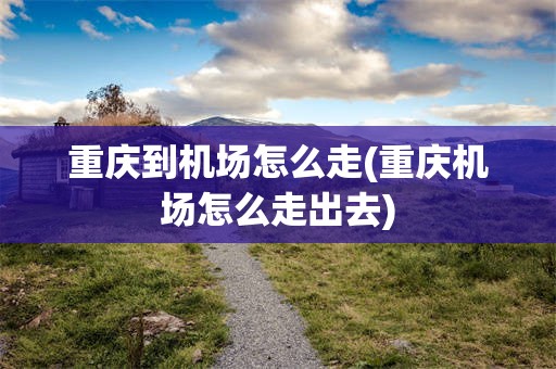 重庆到机场怎么走(重庆机场怎么走出去)