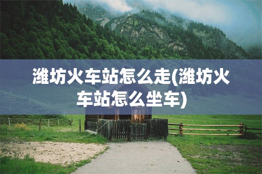 潍坊火车站怎么走(潍坊火车站怎么坐车)