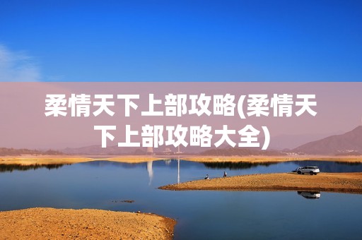 柔情天下上部攻略(柔情天下上部攻略大全)