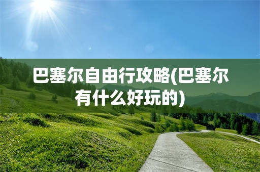 巴塞尔自由行攻略(巴塞尔有什么好玩的)