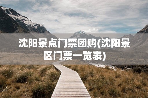 沈阳景点门票团购(沈阳景区门票一览表)