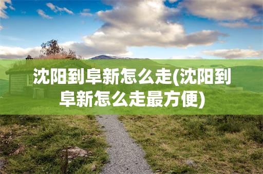 沈阳到阜新怎么走(沈阳到阜新怎么走最方便)