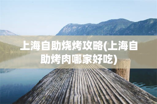 上海自助烧烤攻略(上海自助烤肉哪家好吃)