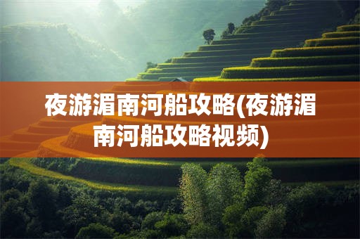 夜游湄南河船攻略(夜游湄南河船攻略视频)