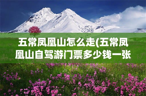 五常凤凰山怎么走(五常凤凰山自驾游门票多少钱一张)