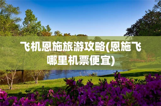 飞机恩施旅游攻略(恩施飞哪里机票便宜)