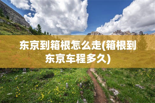东京到箱根怎么走(箱根到东京车程多久)