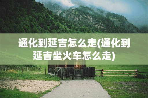 通化到延吉怎么走(通化到延吉坐火车怎么走)