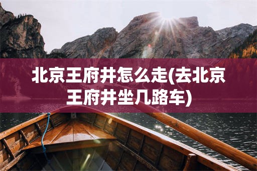 北京王府井怎么走(去北京王府井坐几路车)