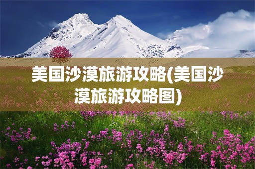 美国沙漠旅游攻略(美国沙漠旅游攻略图)