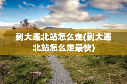 到大连北站怎么走(到大连北站怎么走最快)