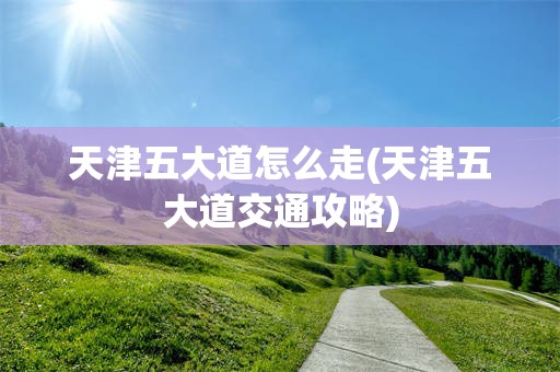 天津五大道怎么走(天津五大道交通攻略)