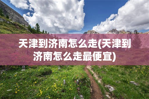 天津到济南怎么走(天津到济南怎么走最便宜)
