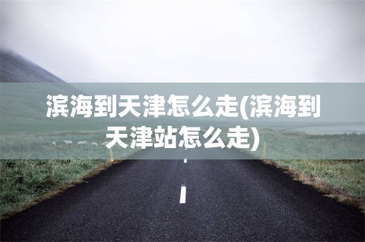 滨海到天津怎么走(滨海到天津站怎么走)