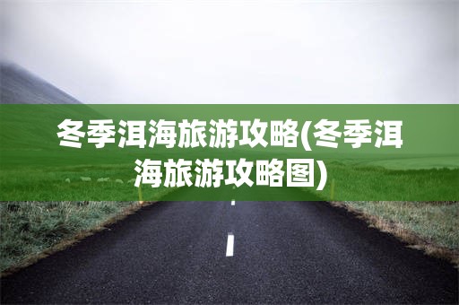 冬季洱海旅游攻略(冬季洱海旅游攻略图)