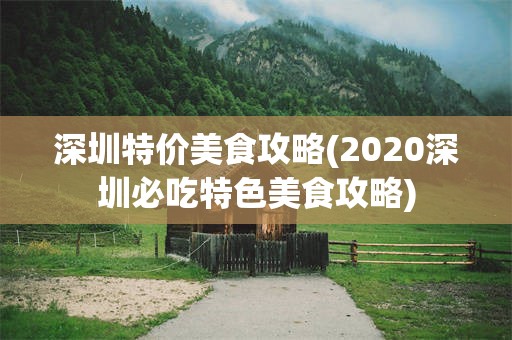 深圳特价美食攻略(2020深圳必吃特色美食攻略)