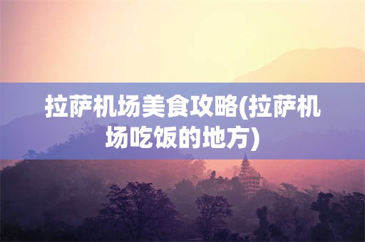 拉萨机场美食攻略(拉萨机场吃饭的地方)