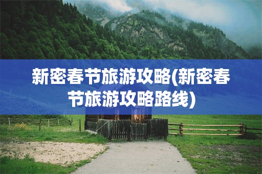 新密春节旅游攻略(新密春节旅游攻略路线)