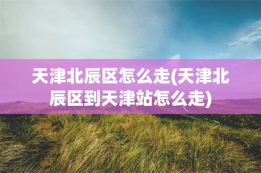 天津北辰区怎么走(天津北辰区到天津站怎么走)