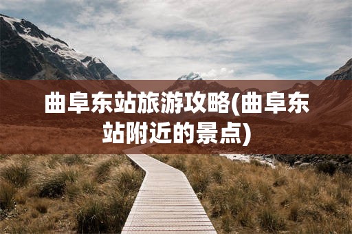 曲阜东站旅游攻略(曲阜东站附近的景点)