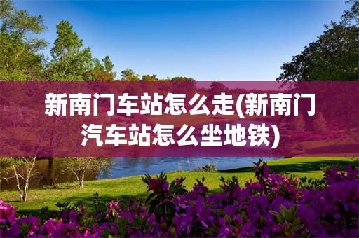 新南门车站怎么走(新南门汽车站怎么坐地铁)