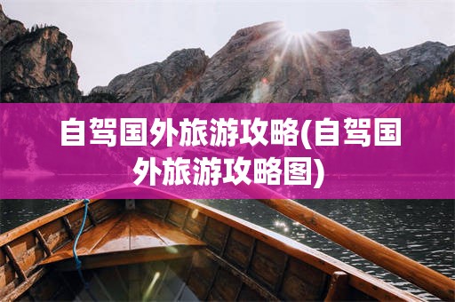 自驾国外旅游攻略(自驾国外旅游攻略图)