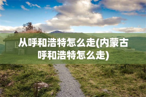 从呼和浩特怎么走(内蒙古呼和浩特怎么走)