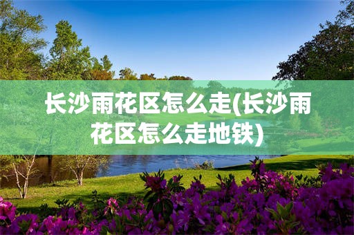 长沙雨花区怎么走(长沙雨花区怎么走地铁)