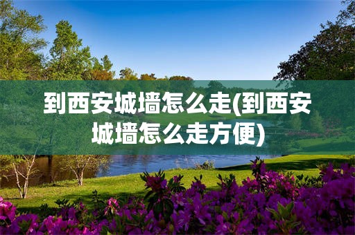 到西安城墙怎么走(到西安城墙怎么走方便)
