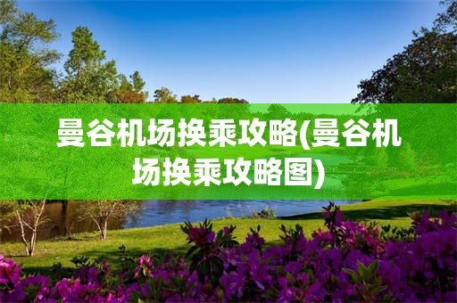 曼谷机场换乘攻略(曼谷机场换乘攻略图)