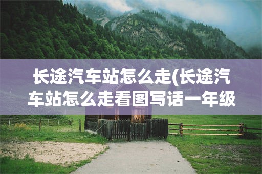 长途汽车站怎么走(长途汽车站怎么走看图写话一年级)