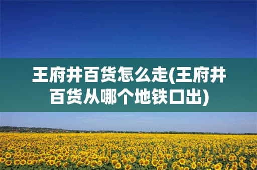 王府井百货怎么走(王府井百货从哪个地铁口出)