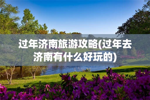 过年济南旅游攻略(过年去济南有什么好玩的)