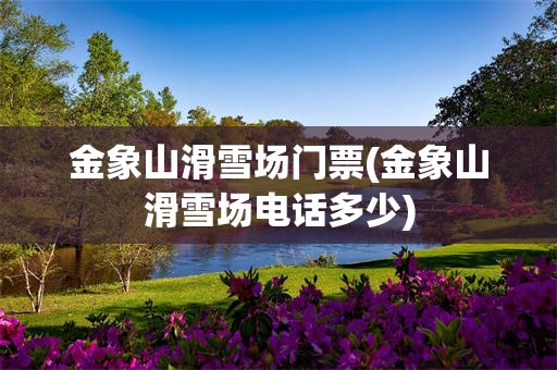 金象山滑雪场门票(金象山滑雪场电话多少)