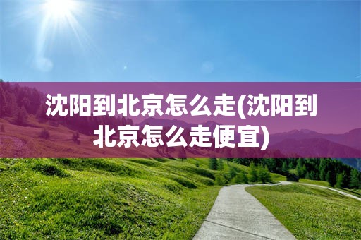 沈阳到北京怎么走(沈阳到北京怎么走便宜)