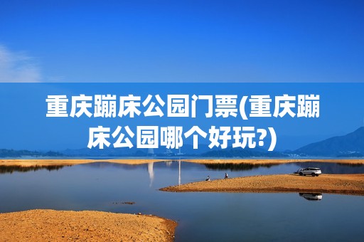 重庆蹦床公园门票(重庆蹦床公园哪个好玩?)