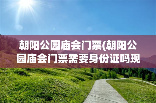 朝阳公园庙会门票(朝阳公园庙会门票需要身份证吗现在)