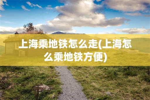 上海乘地铁怎么走(上海怎么乘地铁方便)
