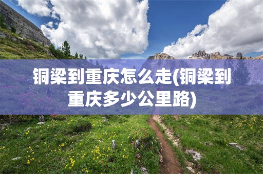 铜梁到重庆怎么走(铜梁到重庆多少公里路)