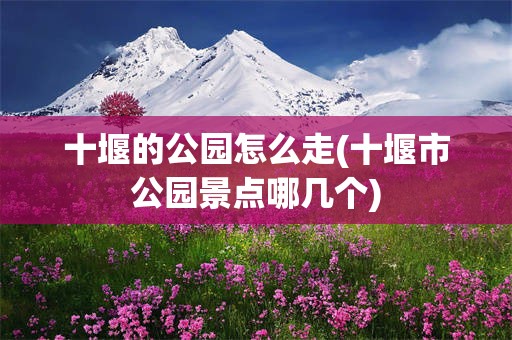 十堰的公园怎么走(十堰市公园景点哪几个)