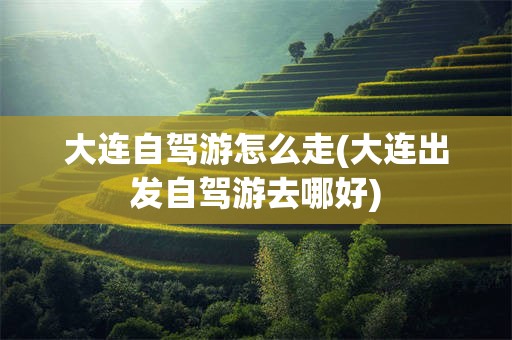 大连自驾游怎么走(大连出发自驾游去哪好)