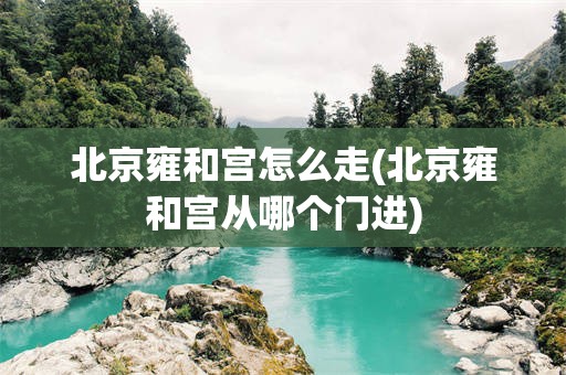 北京雍和宫怎么走(北京雍和宫从哪个门进)