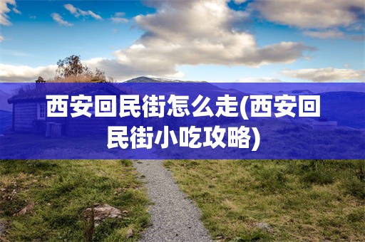 西安回民街怎么走(西安回民街小吃攻略)