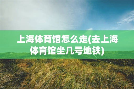 上海体育馆怎么走(去上海体育馆坐几号地铁)