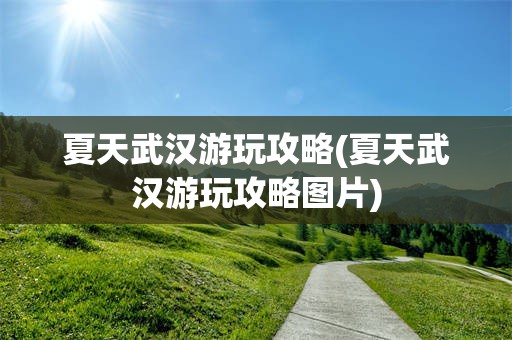 夏天武汉游玩攻略(夏天武汉游玩攻略图片)