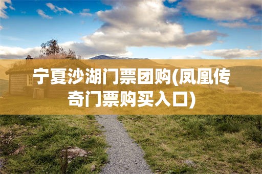 宁夏沙湖门票团购(凤凰传奇门票购买入口)